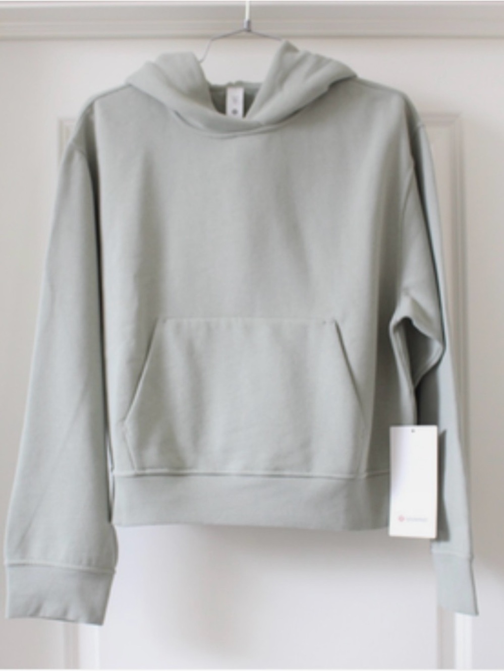 Lululemon W steady state oversized hoodie nwt size small fog green